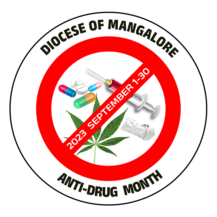 anti-drug campaign logo english