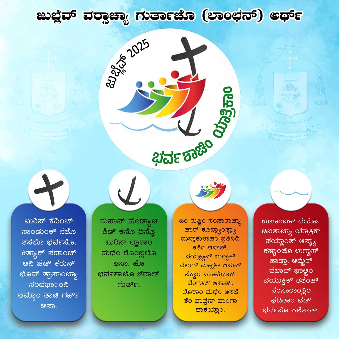 Jubilee 2025 ಜುಬ್ಲೆವ್ Diocese of Mangalore DIOCESE OF MANGALORE